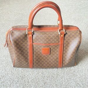 CELINE PARIS Handbag with Leather